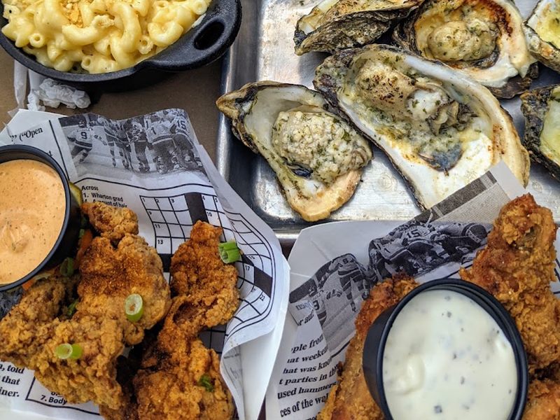 Claw Daddy's food